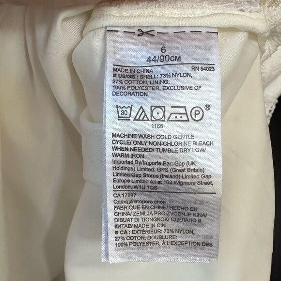 Banana Republic White Lace Midi Skirt With Side Slit - Picture 7 of 11